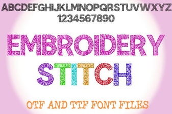 Embroidery Font Designs: Stitching Letters Beautifully