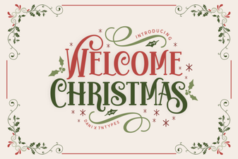 Festive Typography: Welcome Christmas Fonts