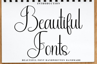 Beautiful Font Designs for Creative Projects