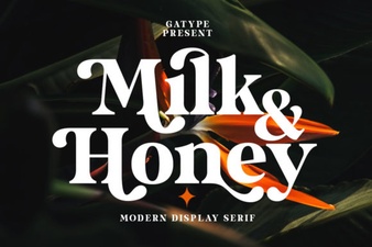 Milk and Honey Font: a Creative Script for Designers